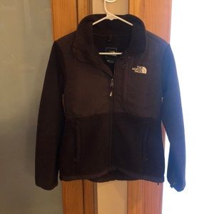 Chocolate brown Fleece The North face jacket
